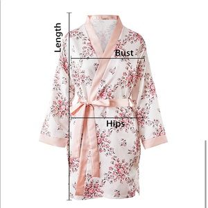 Morgan Lane Allie Robe - White Floral (S/M)